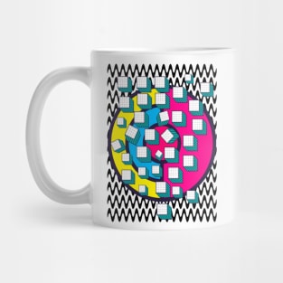 Memphis Graphic Abstract Cubist Mug